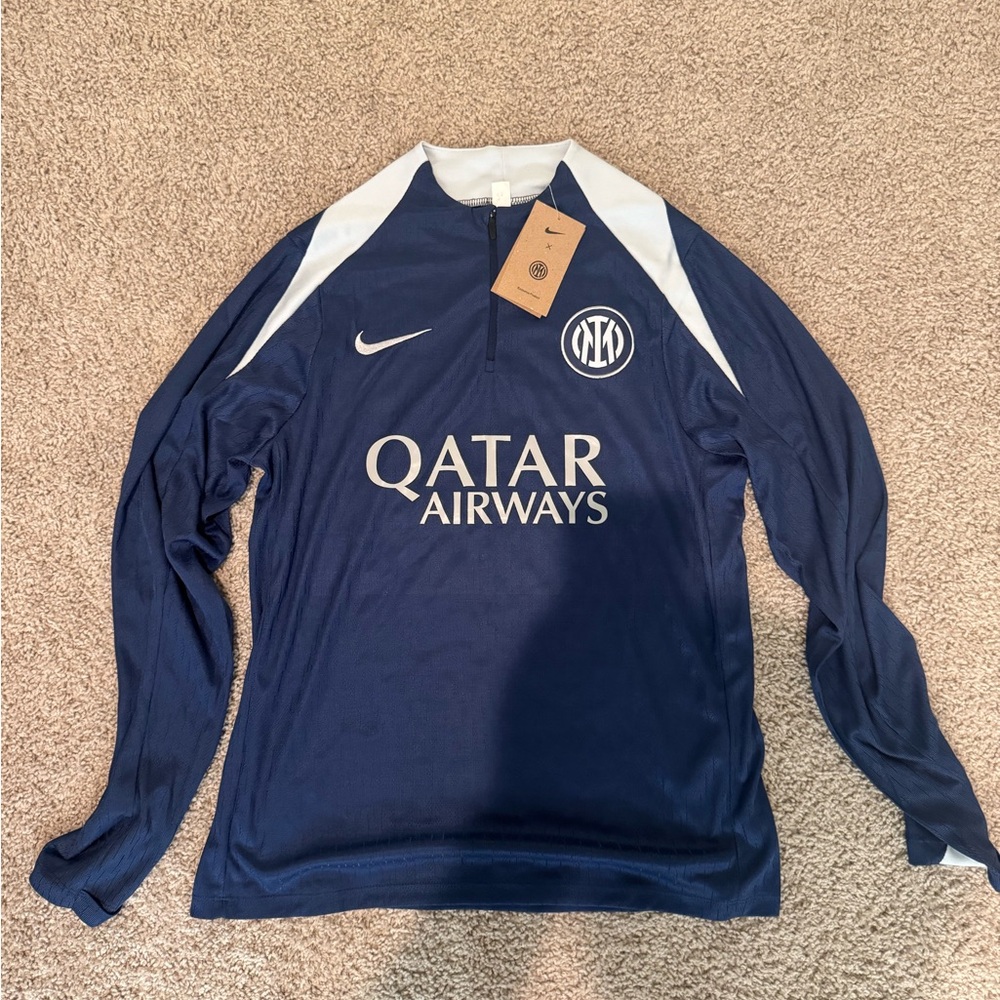 BNWT Nike Inter Milan 25/26 Player Version Training Quarter Zip